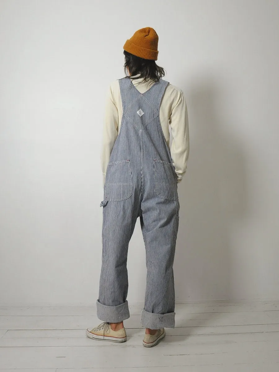 1960's Big Mac Hickory Stripe Overalls