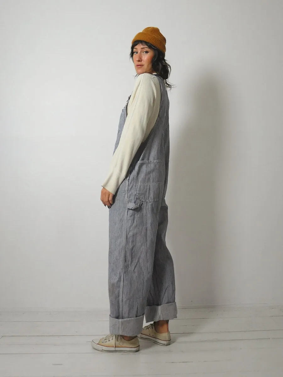 1960's Big Mac Hickory Stripe Overalls