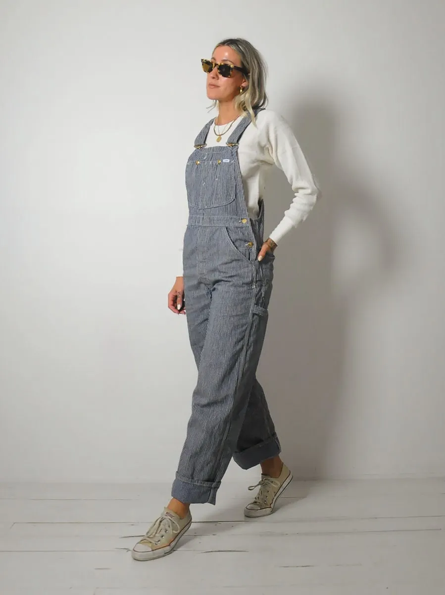 1960's Lee Hickory Stripe Overalls