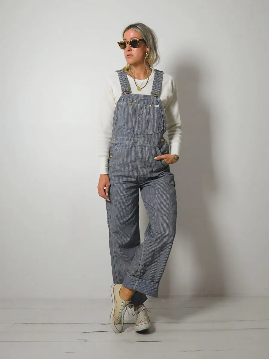 1960's Lee Hickory Stripe Overalls