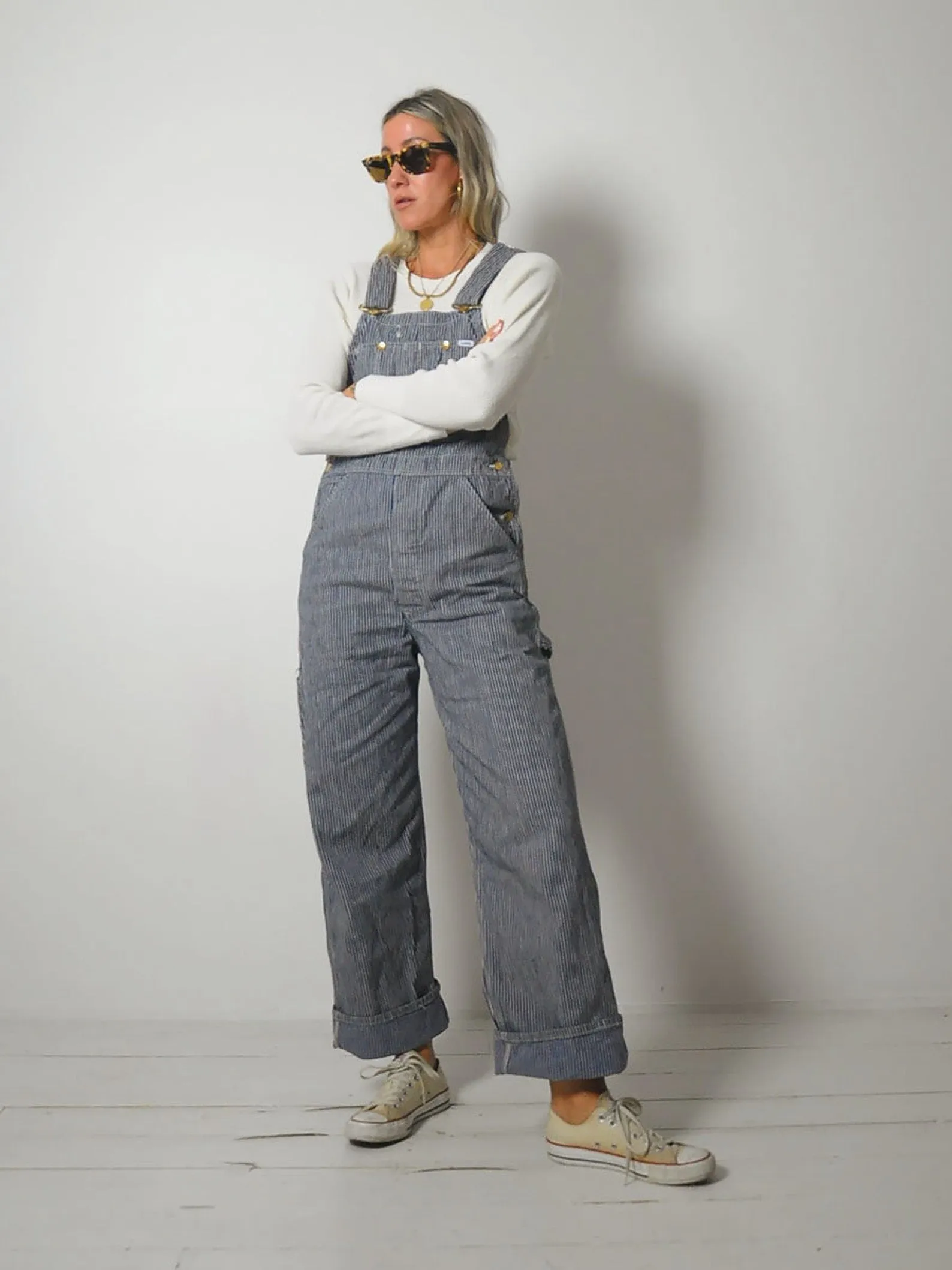 1960's Lee Hickory Stripe Overalls