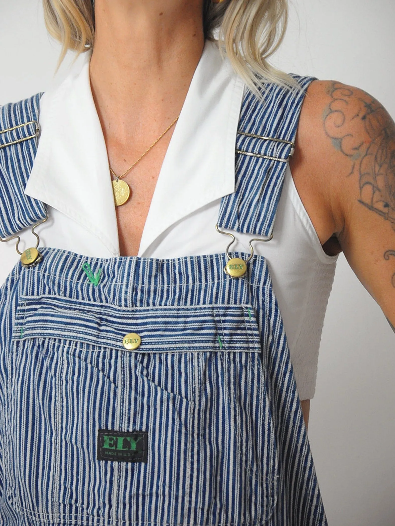 1960's Selvedge Hickory Stripe Overalls