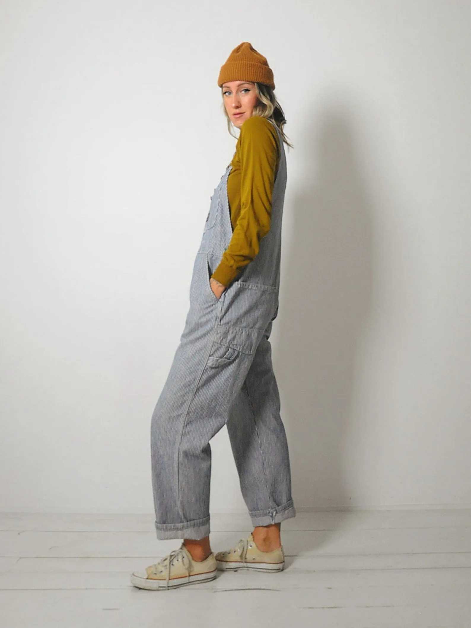 1970's Oshkosh Hickory Stripe Overalls