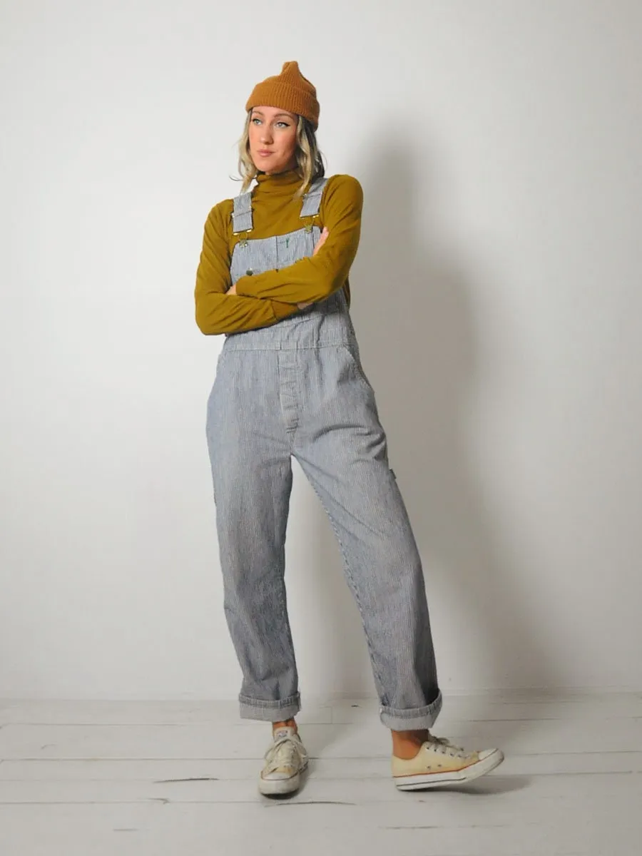 1970's Oshkosh Hickory Stripe Overalls