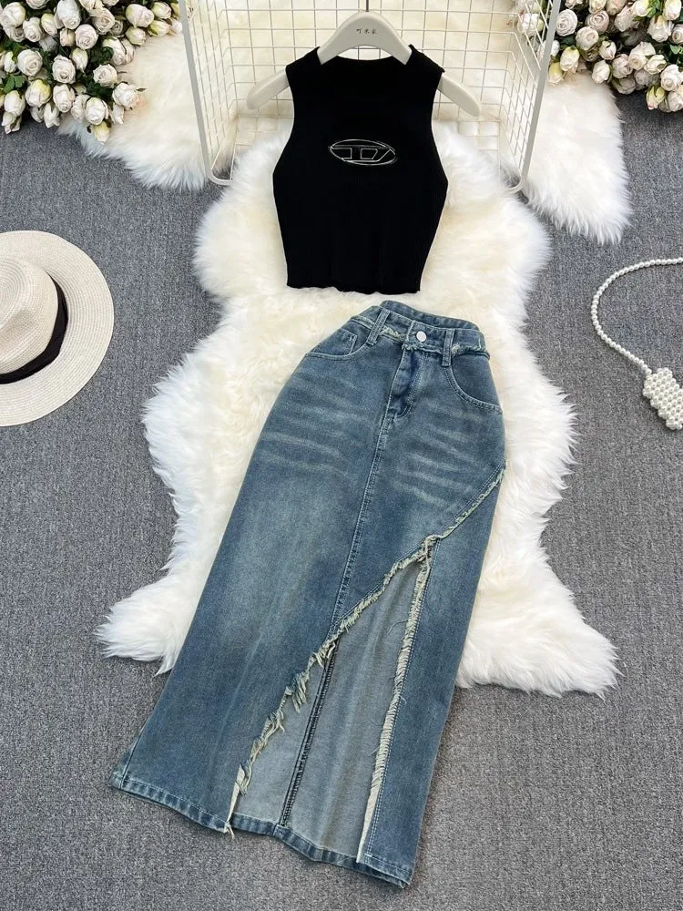 2 Pcs Women's Pants Set L  533023