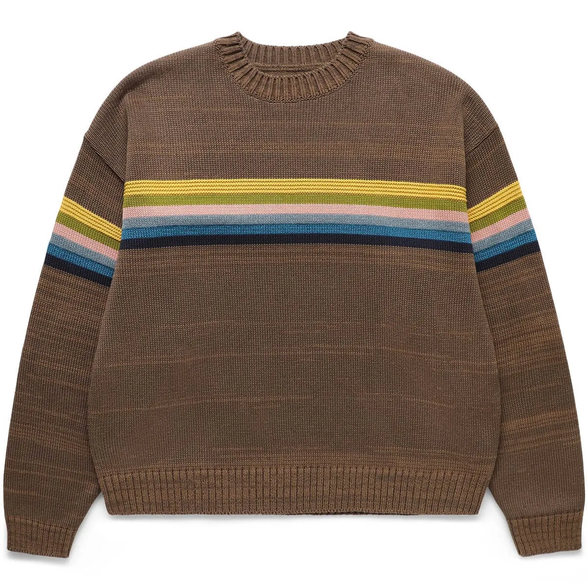5G KNIT RAINBOW & RAINBOWY CREW SWEATER