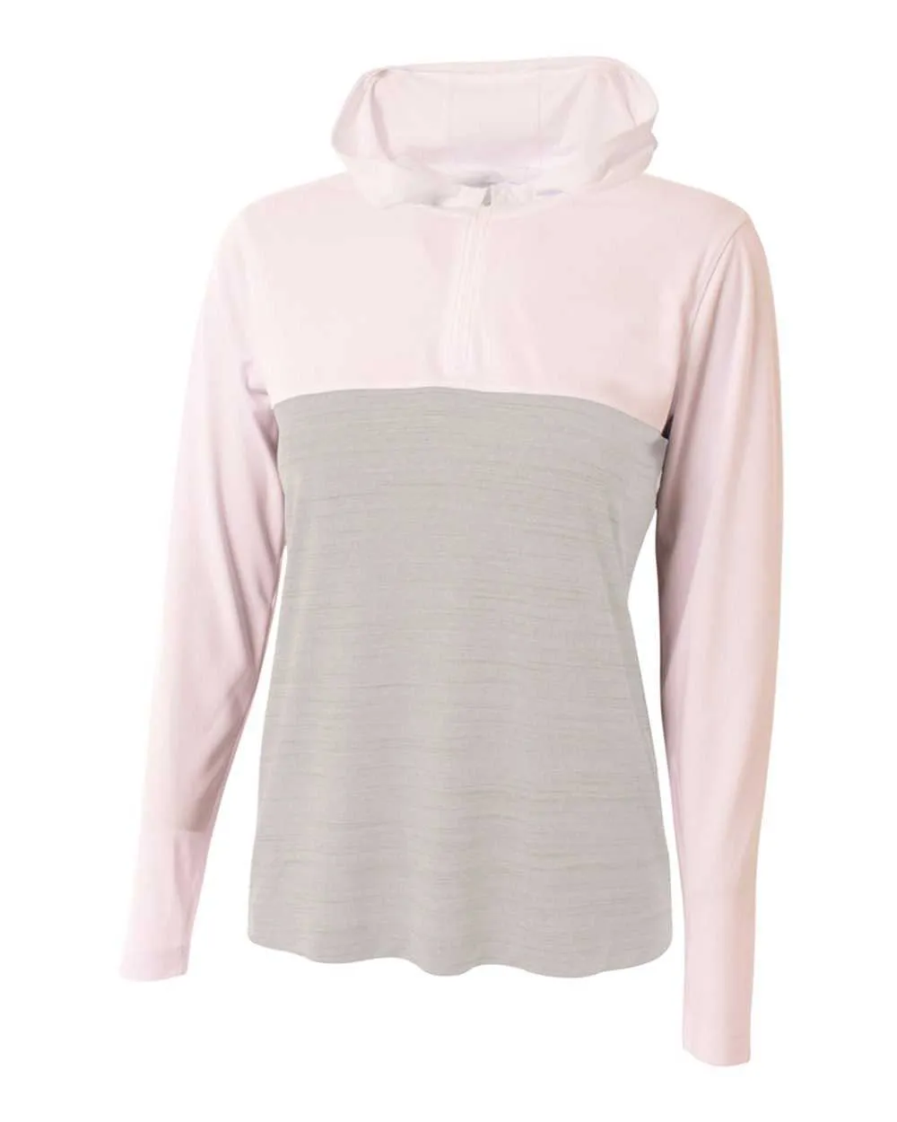A4 NW4013 The Slate Quarter Zip - White
