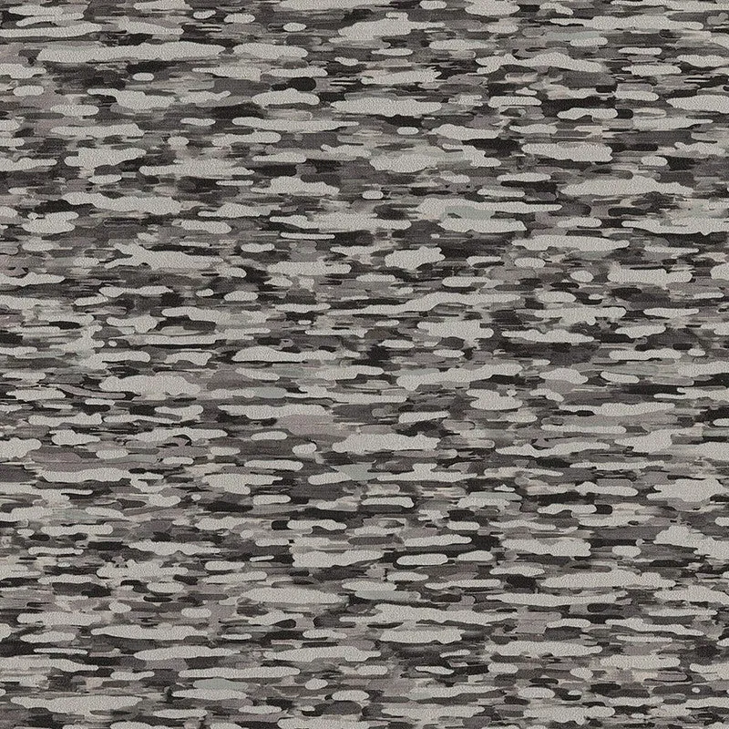 Abstract Contemporary Camo Wallpaper in Grey/Cream