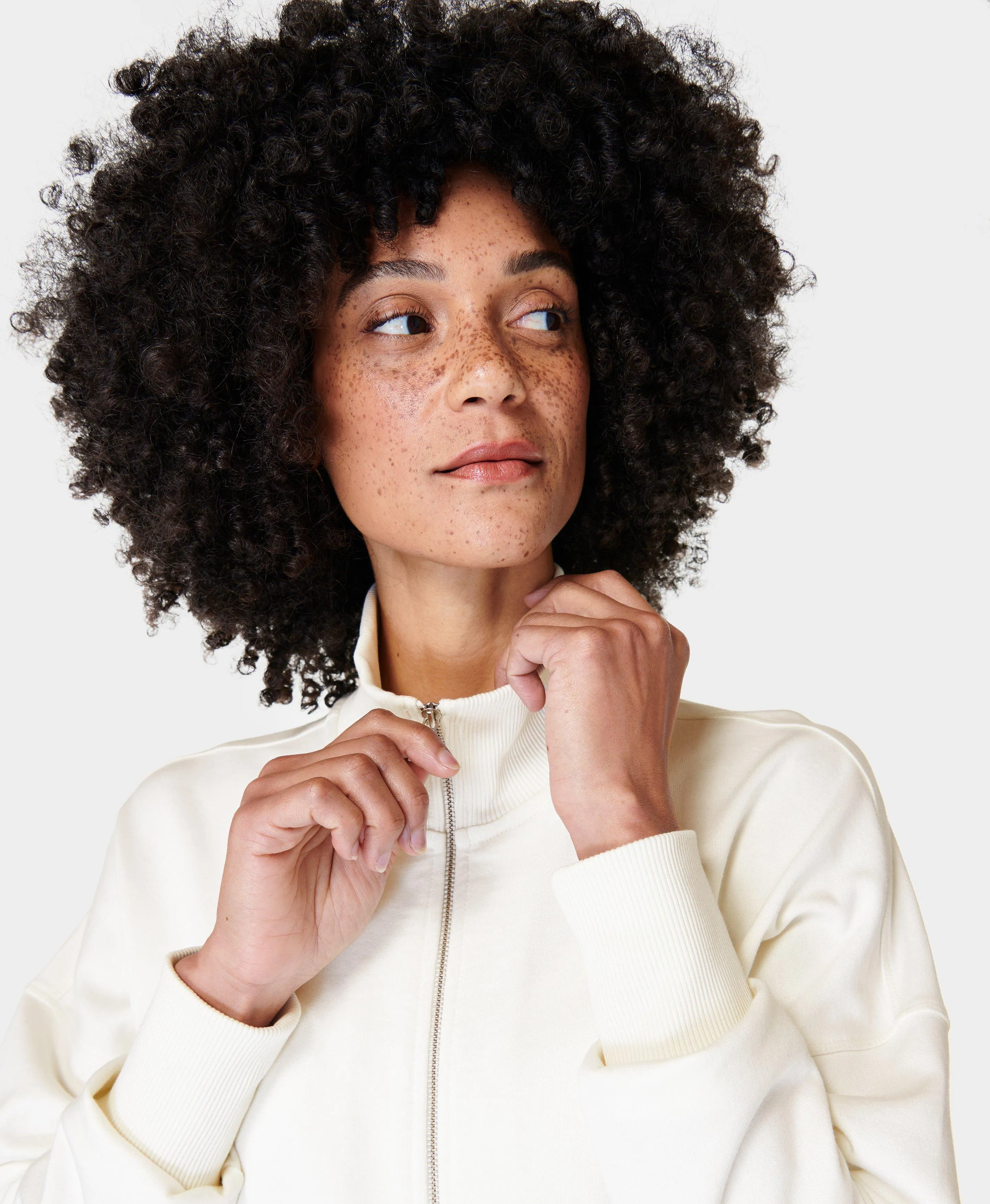 After Class Zip Up Sb9599 Lily-White