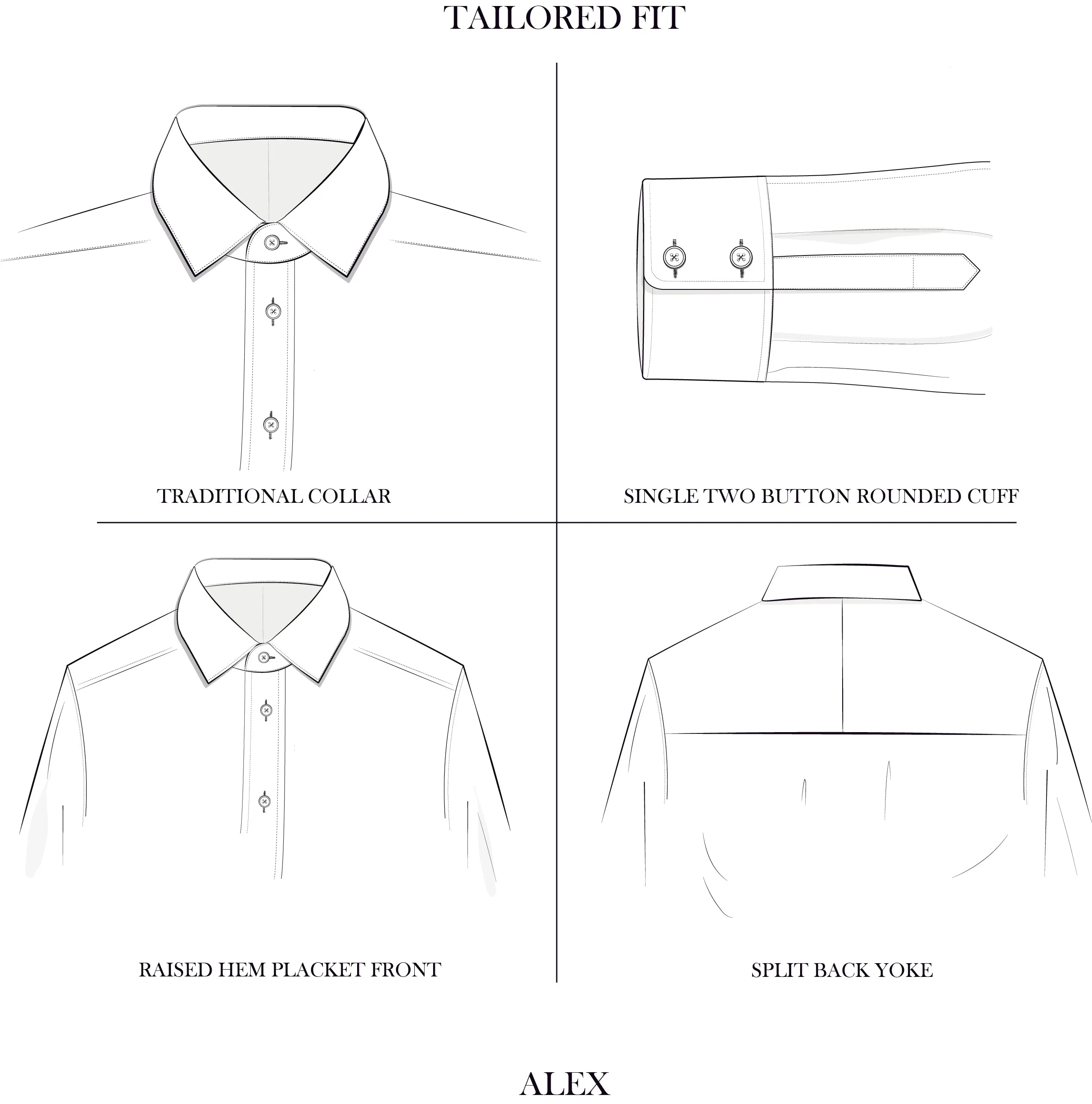 Alex White Multi Stripe Shirt
