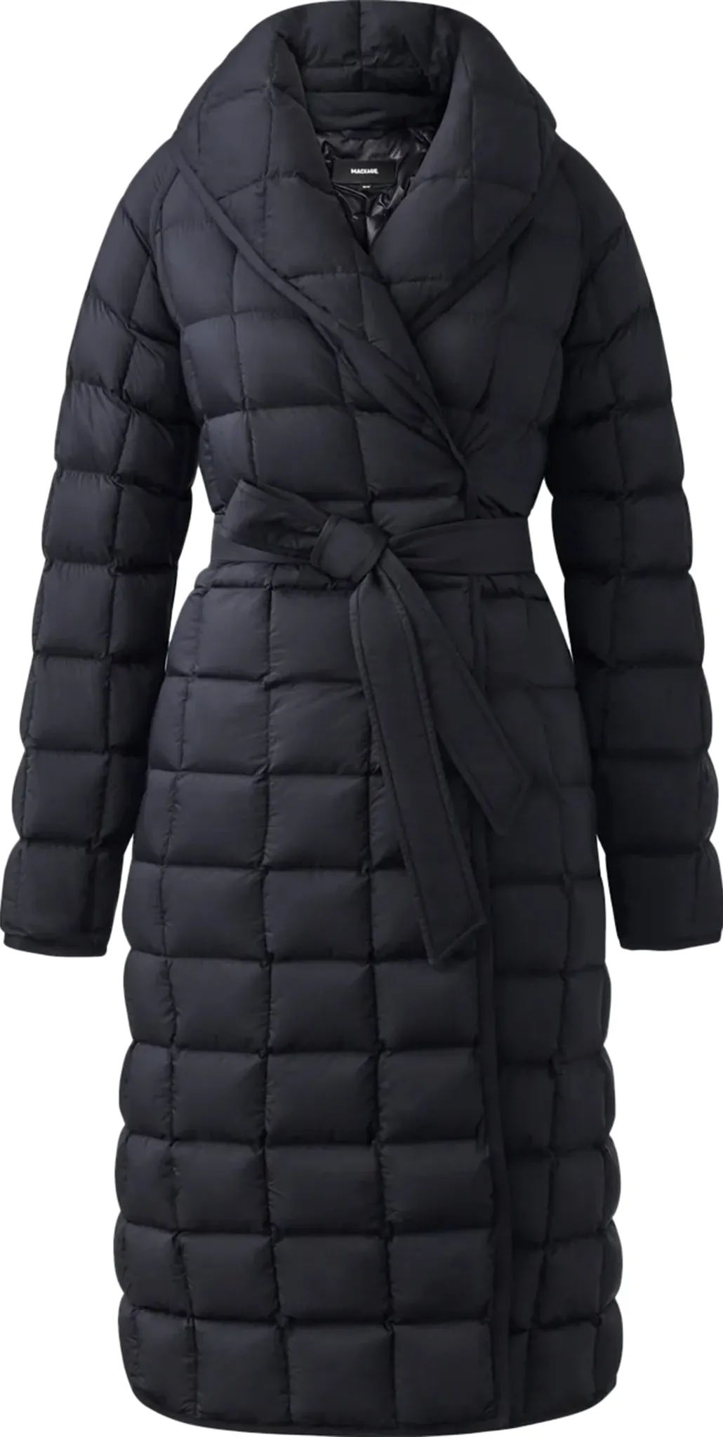 Allegra Matte Light Down Wrap Coat - Women's|-|Manteau drappé en duvet léger au fini mat Allegra - Femme