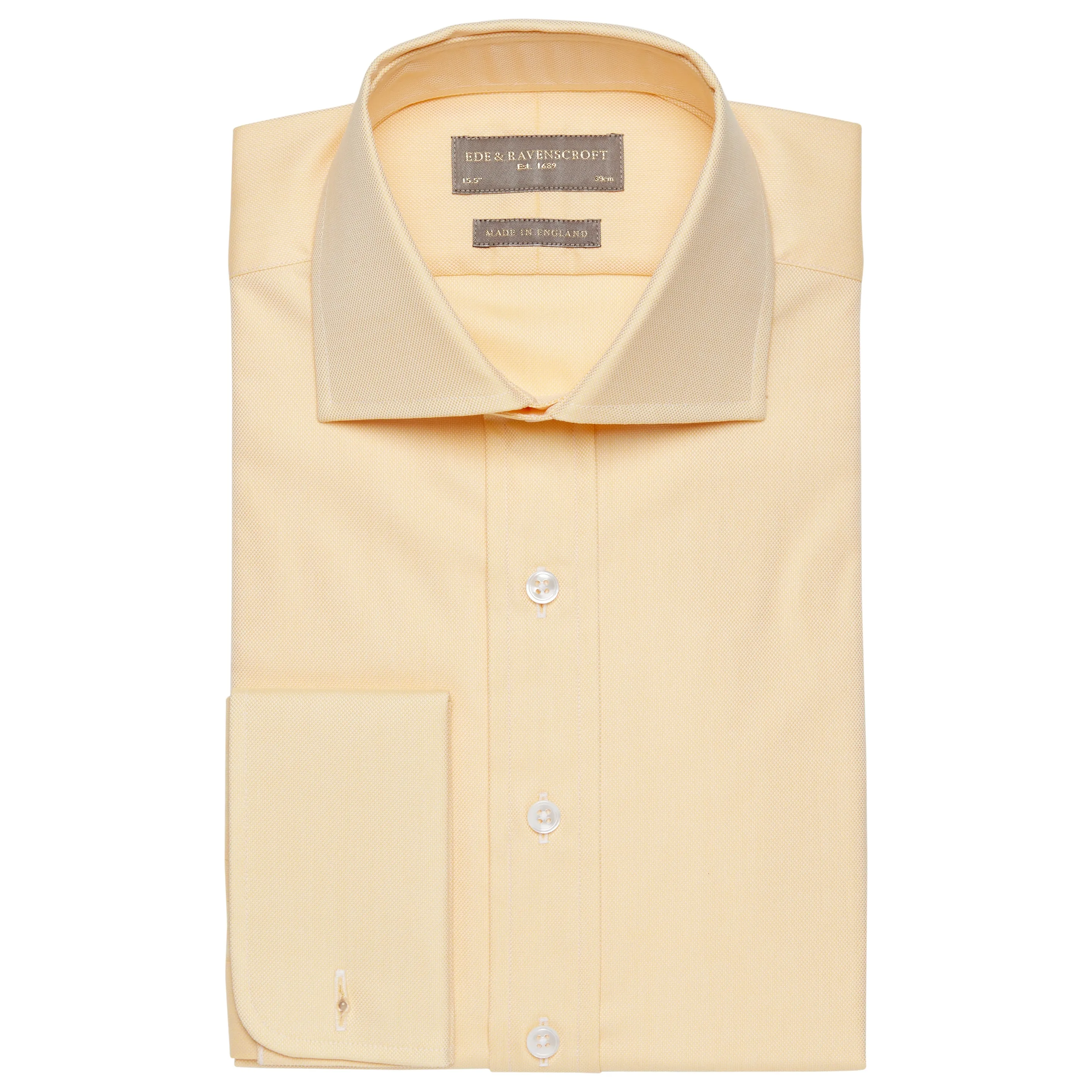 Ambrose Yellow Royal Oxford Cotton Shirt