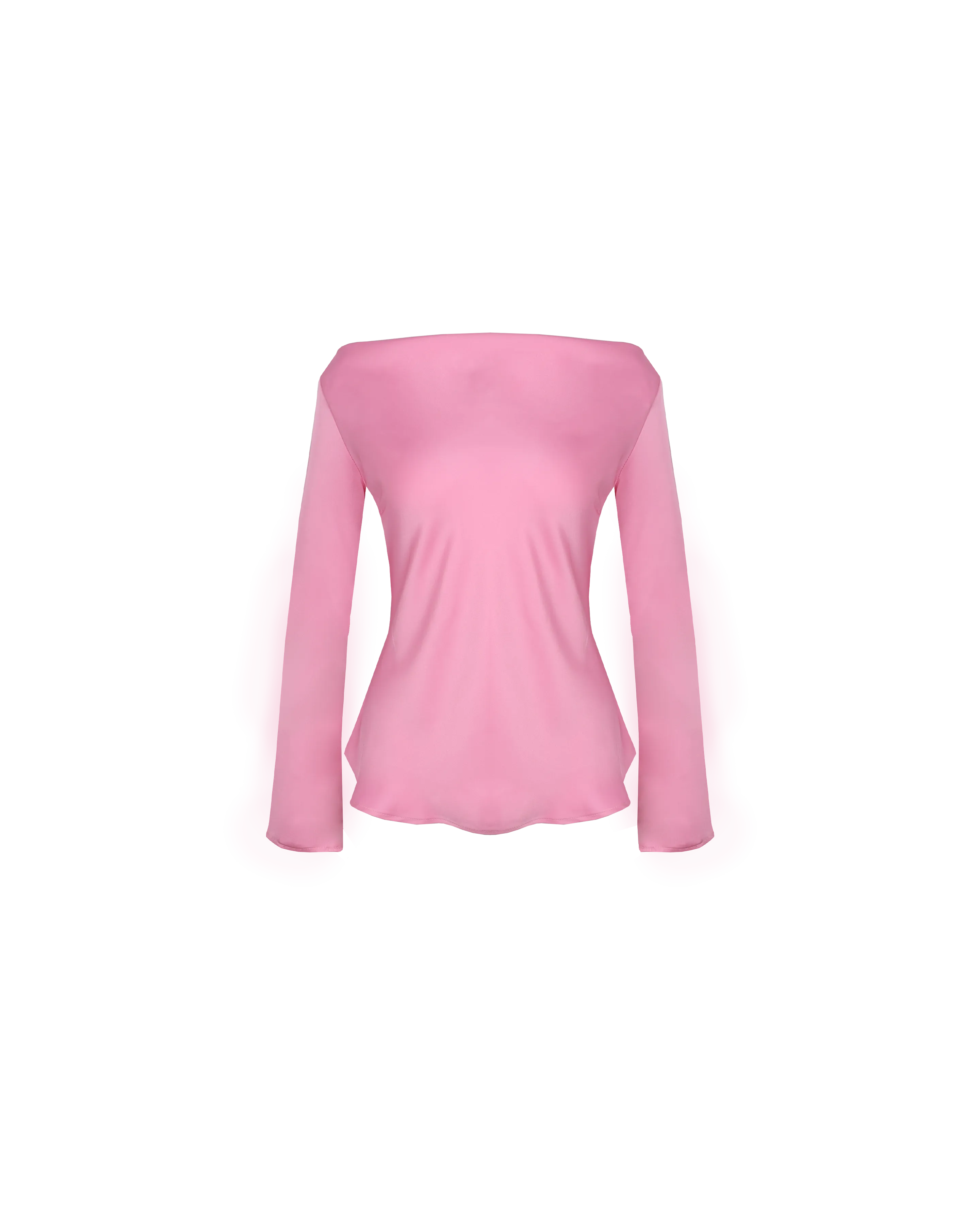 ANDIE SATIN BLOUSE PINK