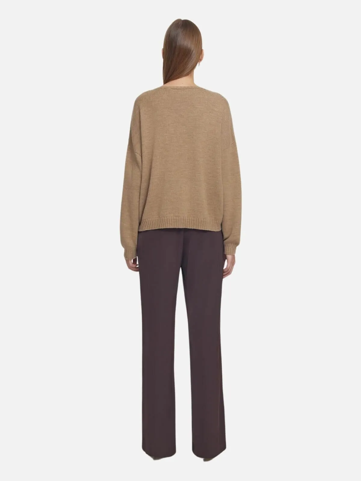 August Merino Knit - Wicker Marl