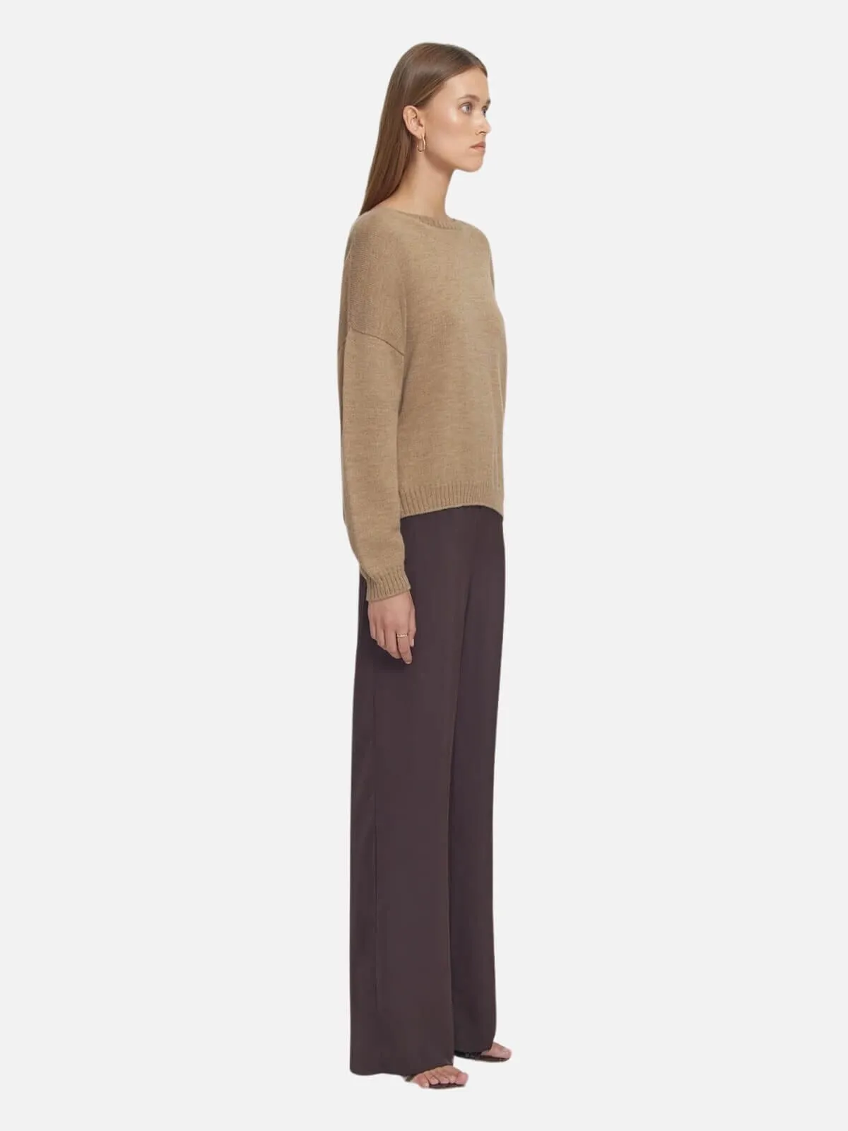 August Merino Knit - Wicker Marl