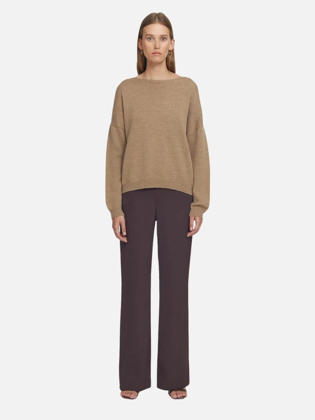 August Merino Knit - Wicker Marl