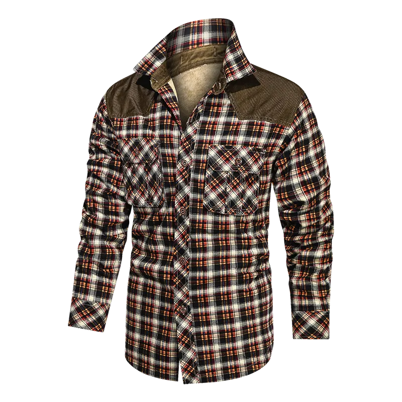 Autumn Winter Men Warm Jacket Fleece Thick Slim Fit US Size Jacket