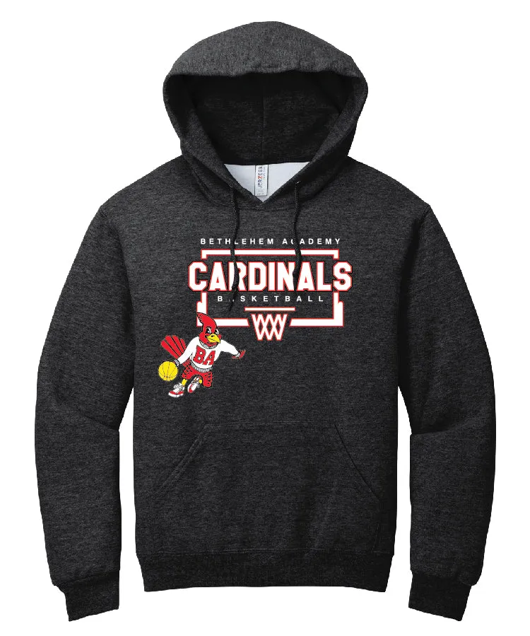 BA Basketball Hoodie - Black Heather