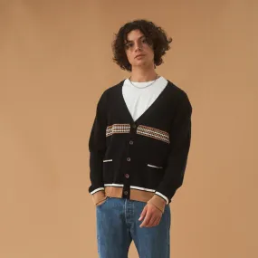bound 'Zuriel' Pattern Knit Cardigan