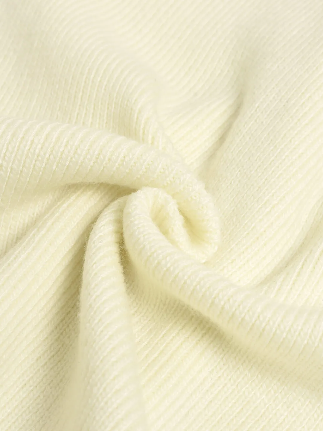 Brielle Cable White Knitted Vest