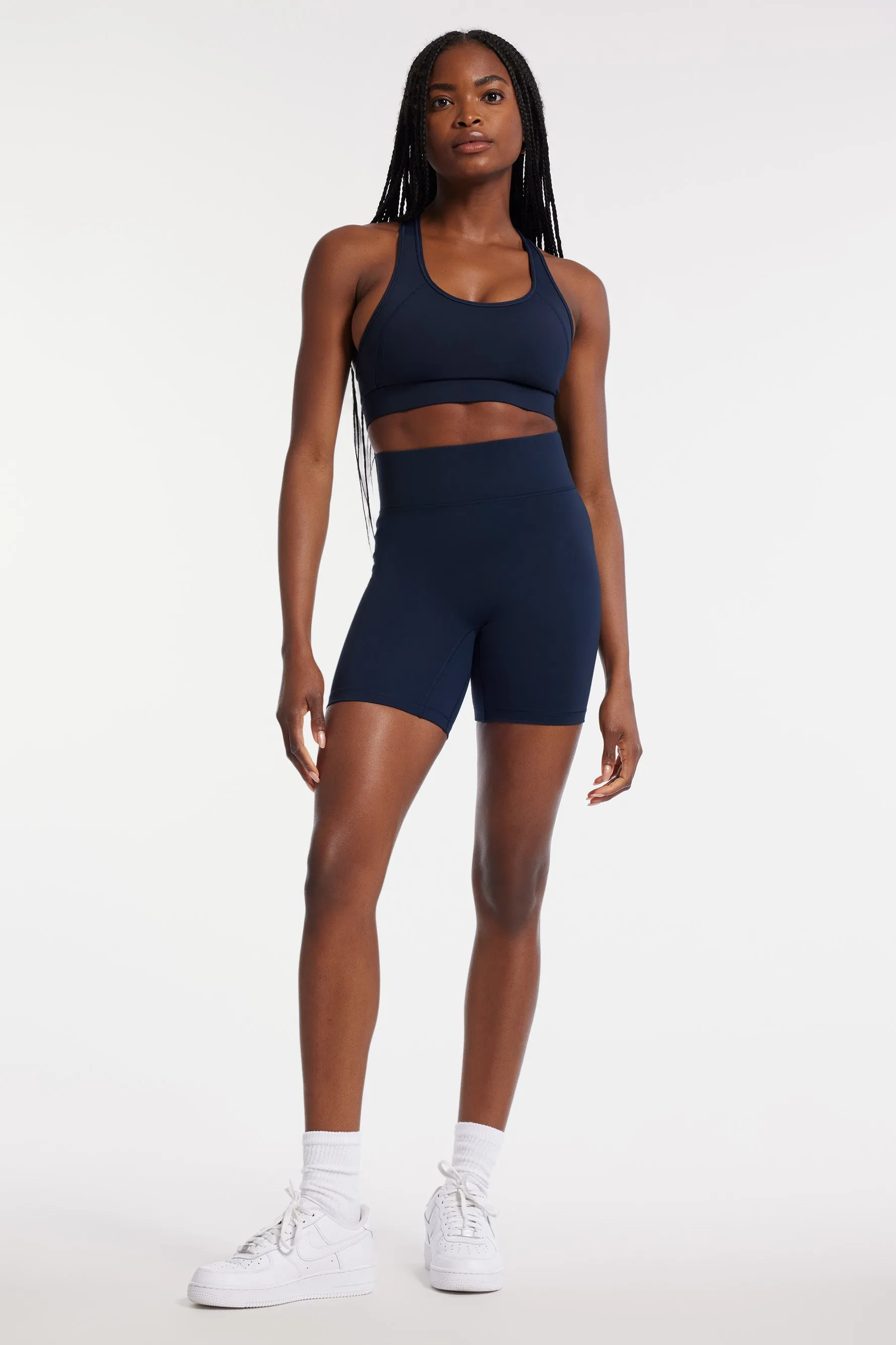 Center Stage 6in Biker Short - Navy Blazer