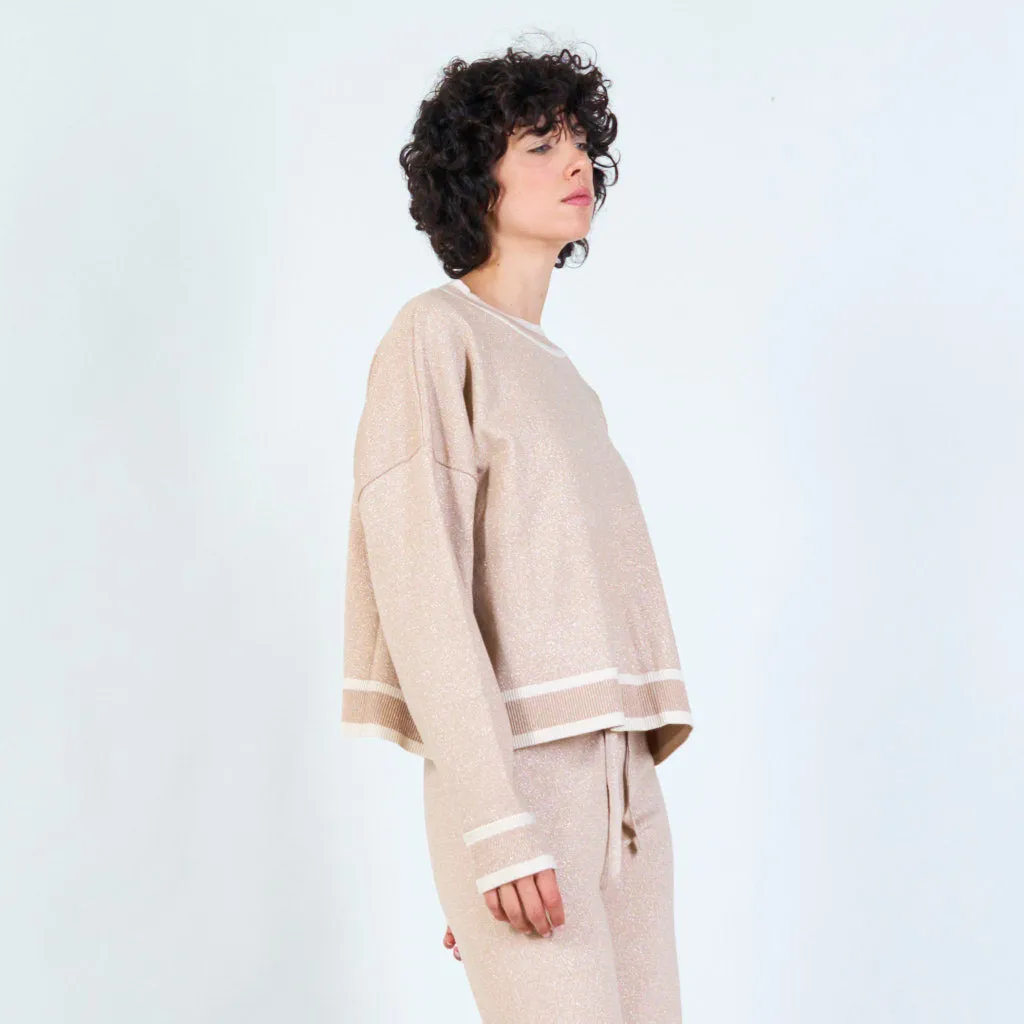 Classic knit pullover sweater wholesale