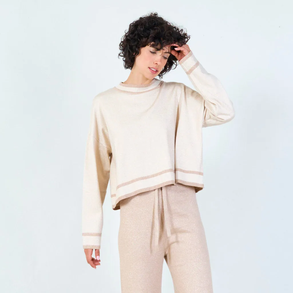 Classic knit pullover sweater wholesale