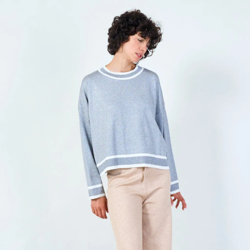 Classic knit pullover sweater wholesale