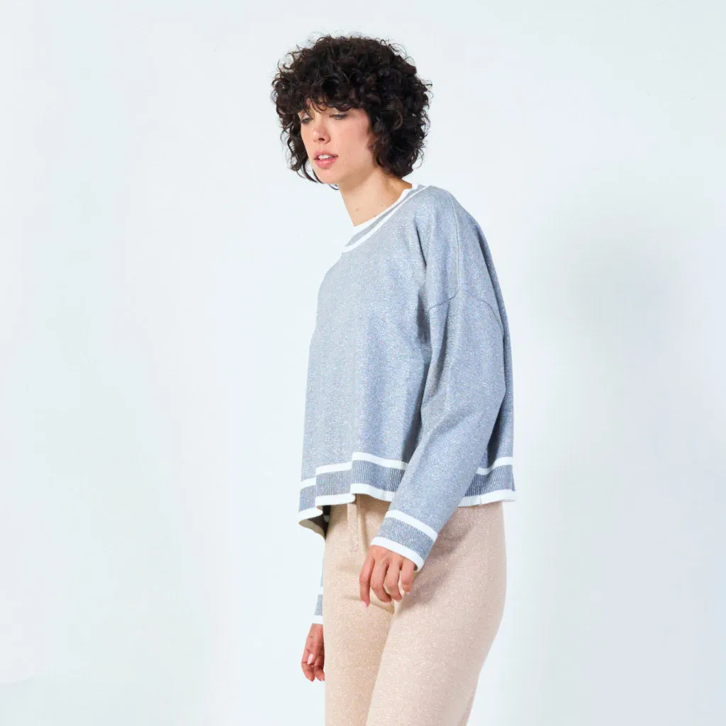 Classic knit pullover sweater wholesale