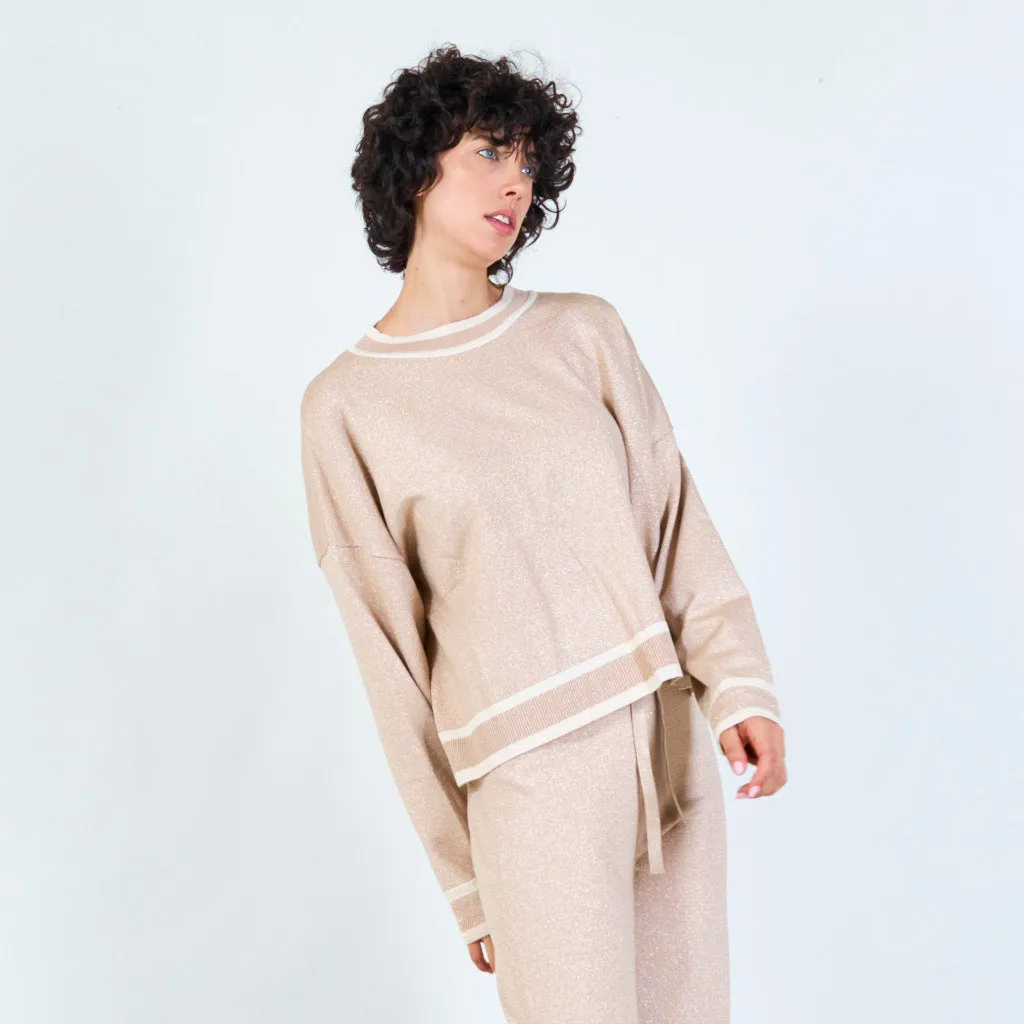 Classic knit pullover sweater wholesale