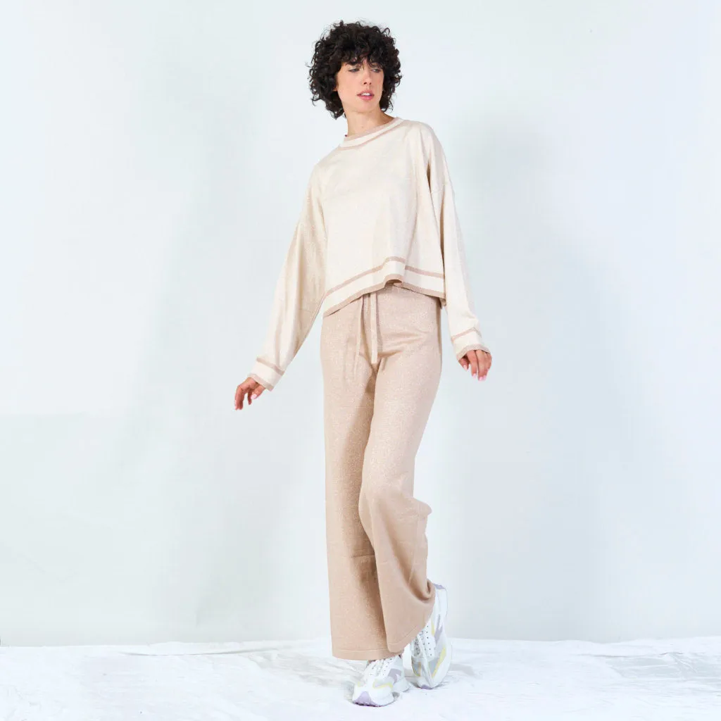 Classic knit pullover sweater wholesale