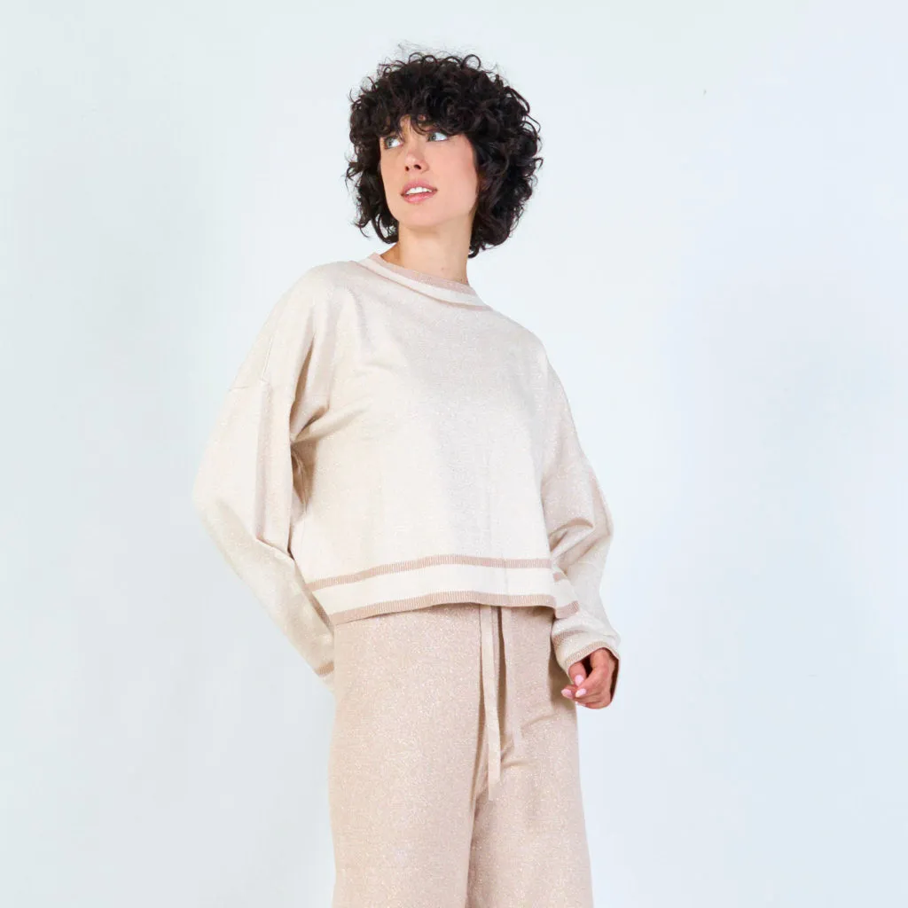 Classic knit pullover sweater wholesale