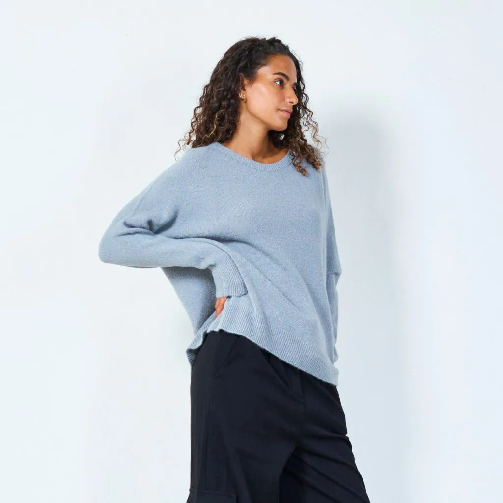 Cozy oversized knit sweater wholesale