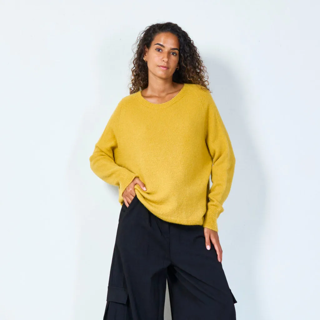 Cozy oversized knit sweater wholesale