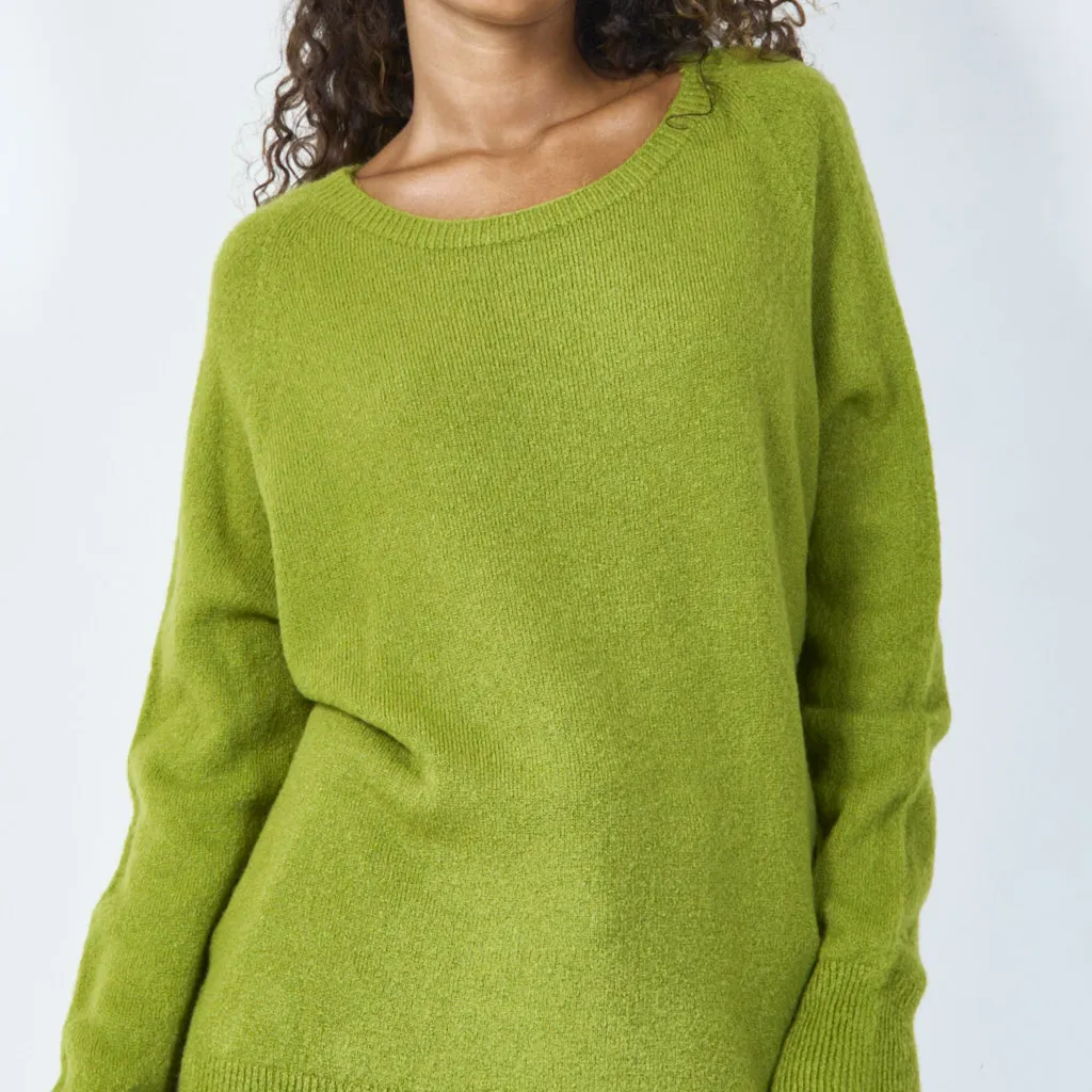 Cozy oversized knit sweater wholesale