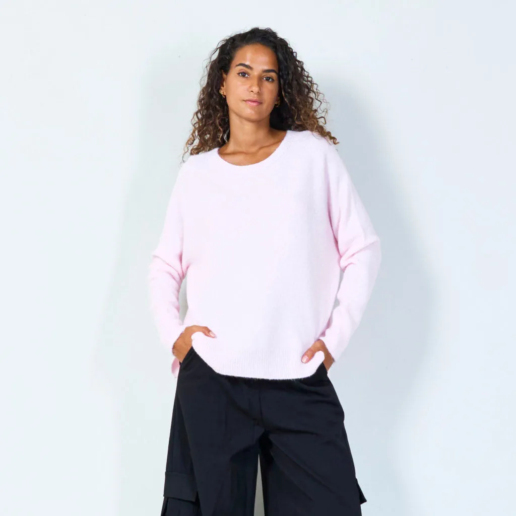 Cozy oversized knit sweater wholesale