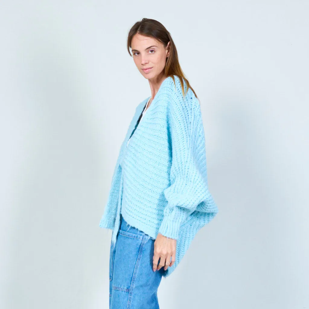 Cozy tie-front cardigan wholesale