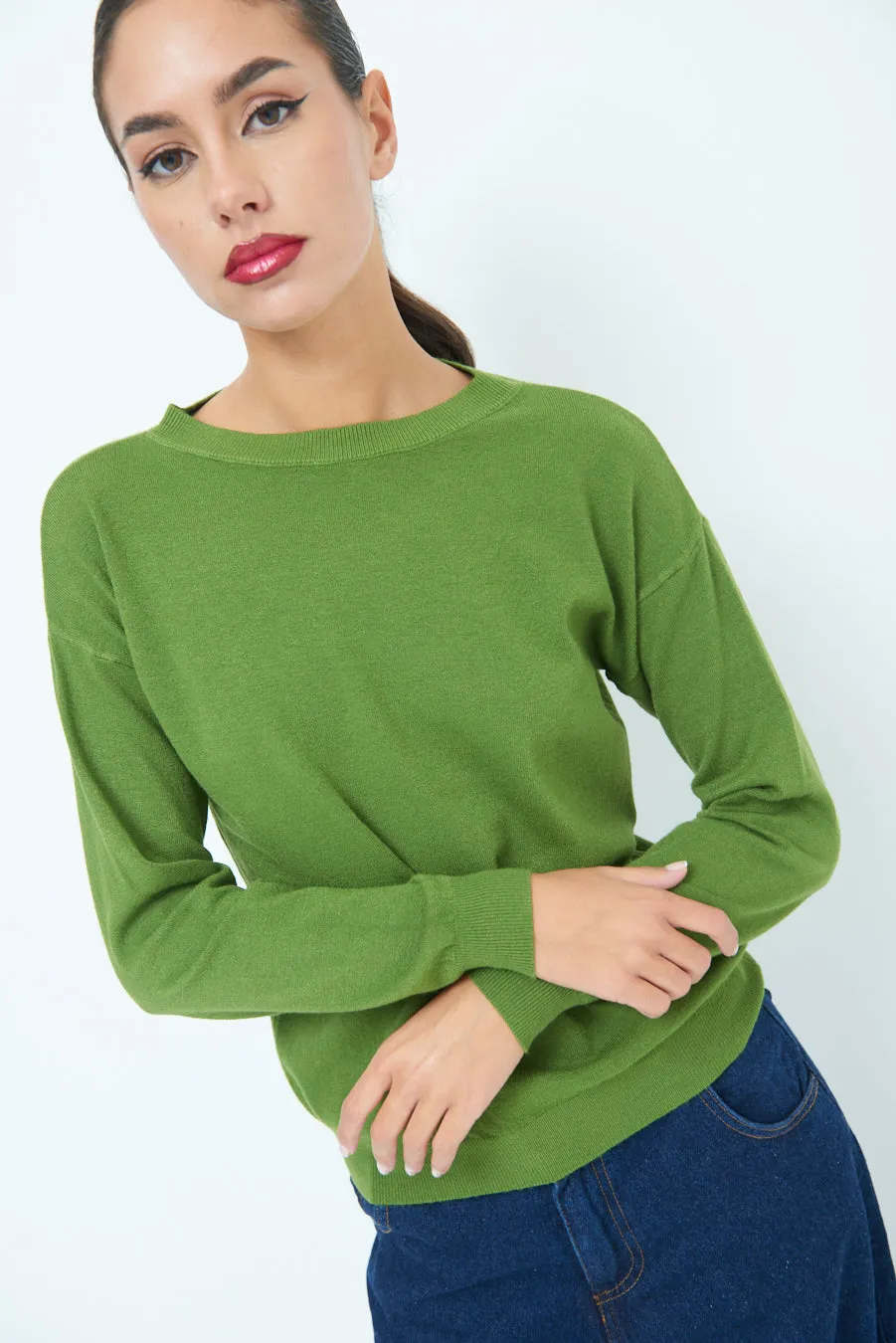 Crew neck sweater wholesale