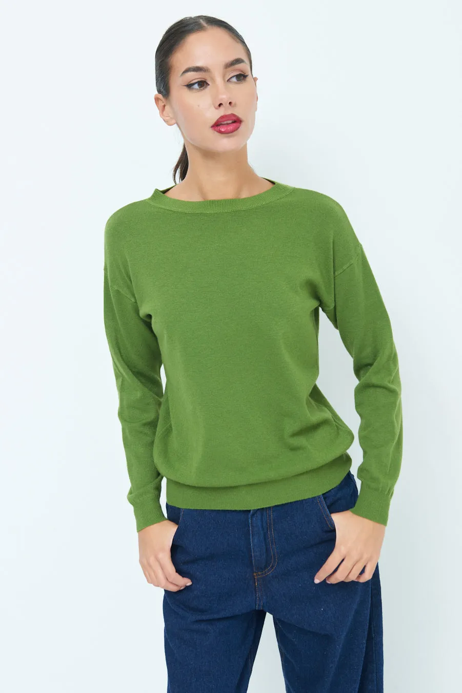 Crew neck sweater wholesale