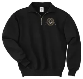 DIS - 4528M - JERZEE QTR ZIP SWEATSHIRT