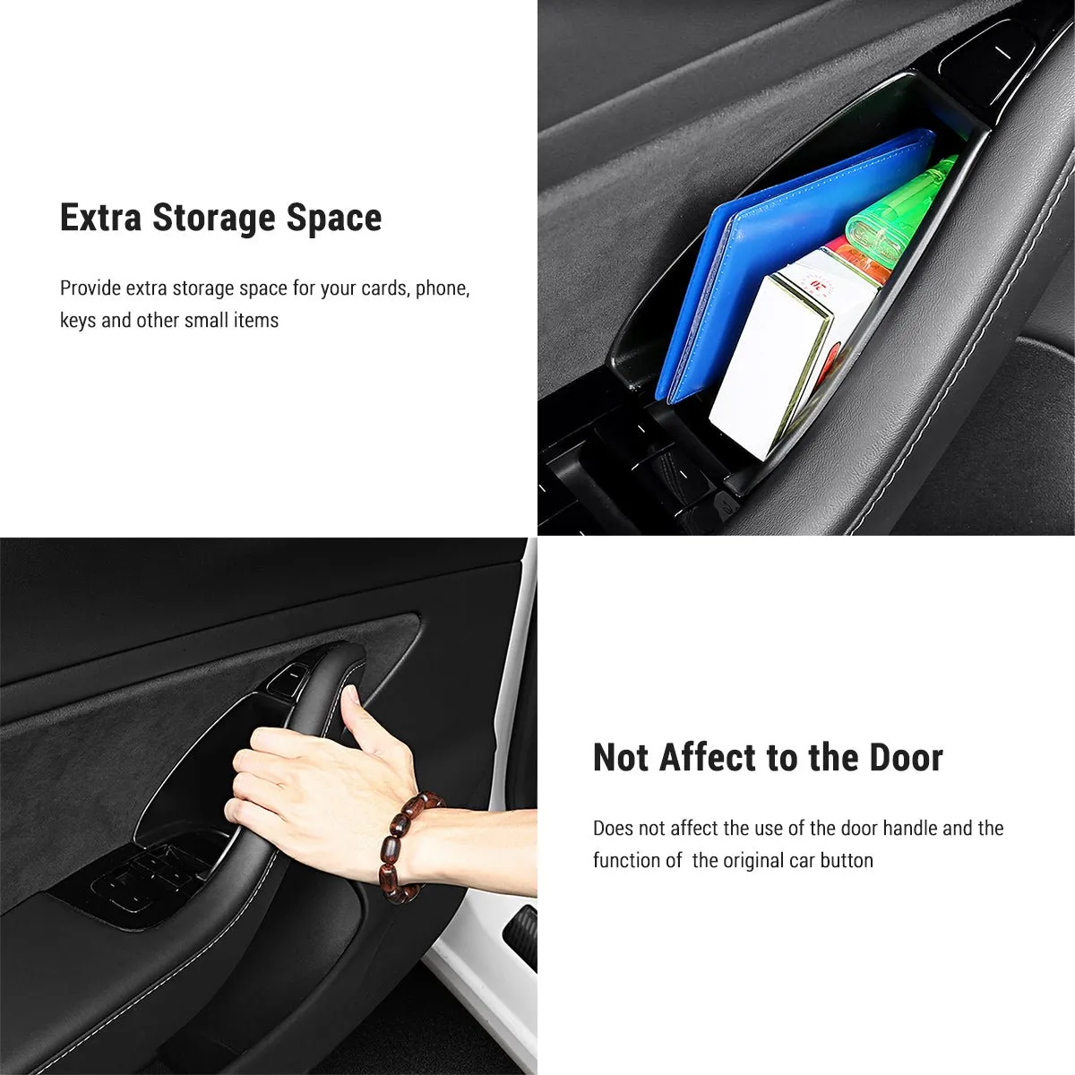 Door Handle Storage Box for Tesla Model 3 (4 pcs)