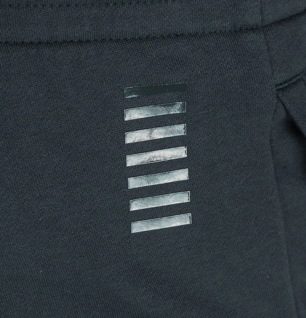 EA7 Rubber Logo Joggers Night Blue