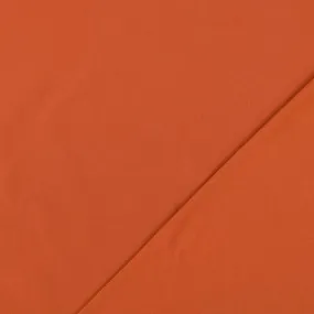 Essential Chic Rust Orange Plain Cotton Jersey Fabric