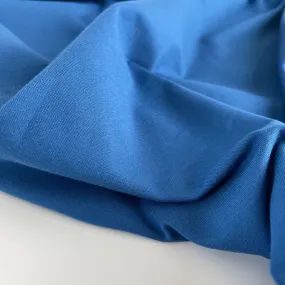 Essential Chic Sailor Blue Solid Cotton Jersey Fabric