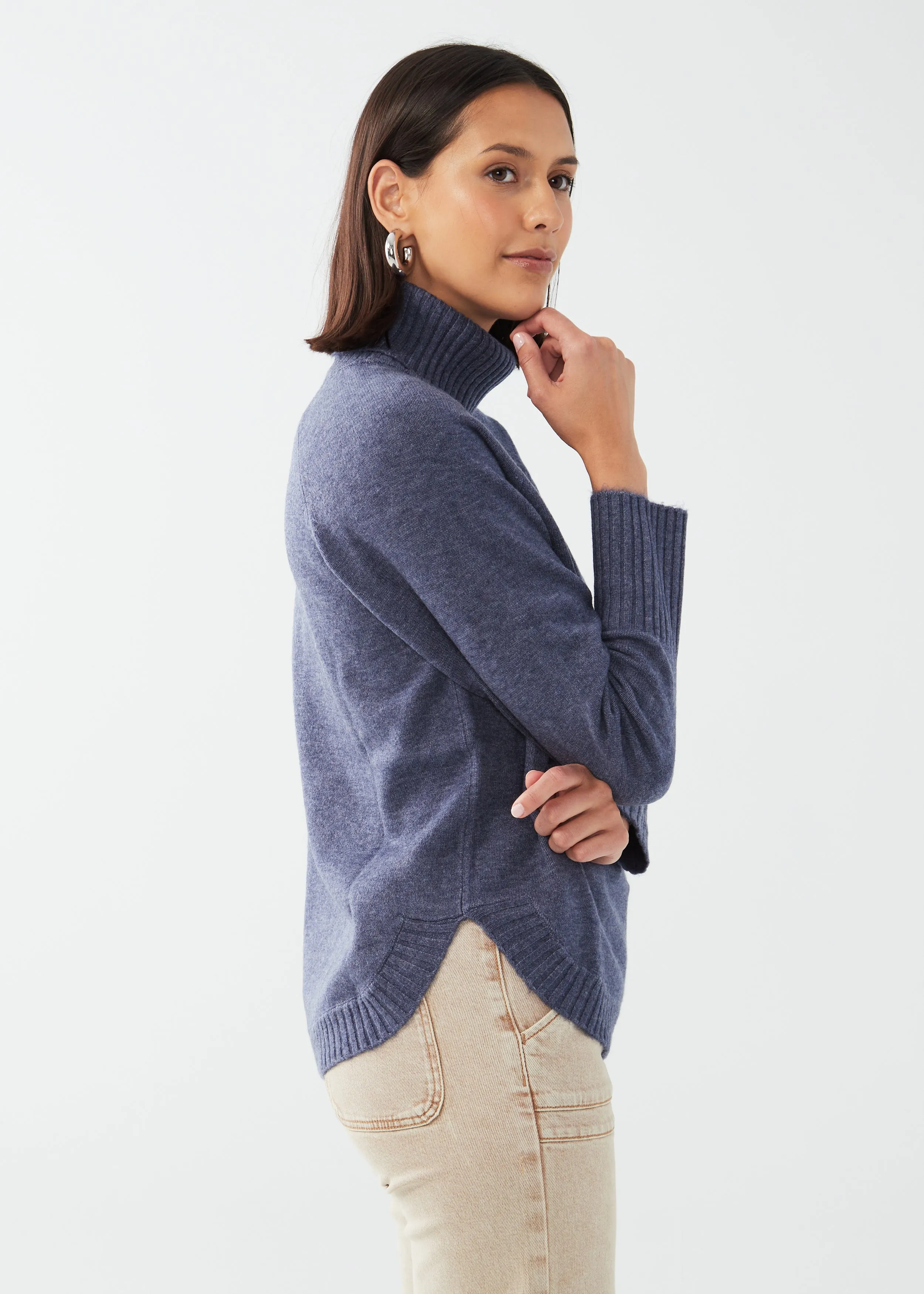FDJ Cowl Neck Sweater