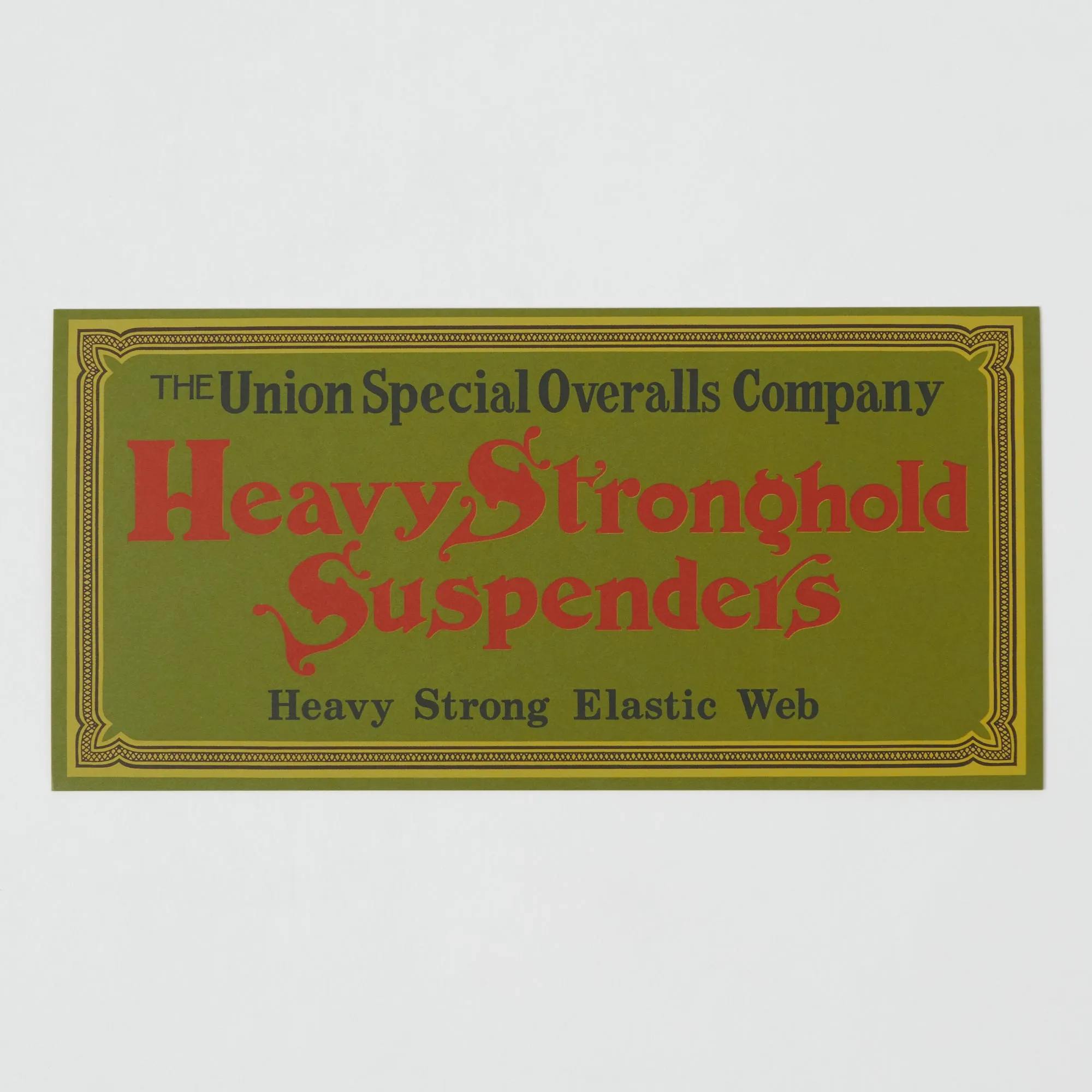 Freewheelers 2117010 'Heavy Stronghold' Suspender - Evergreen
