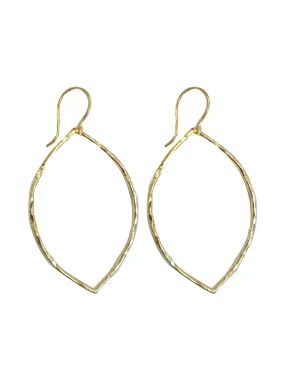 GxG COLLECTIVE SYBELLA OVAL MINIMALIST EARRINGS
