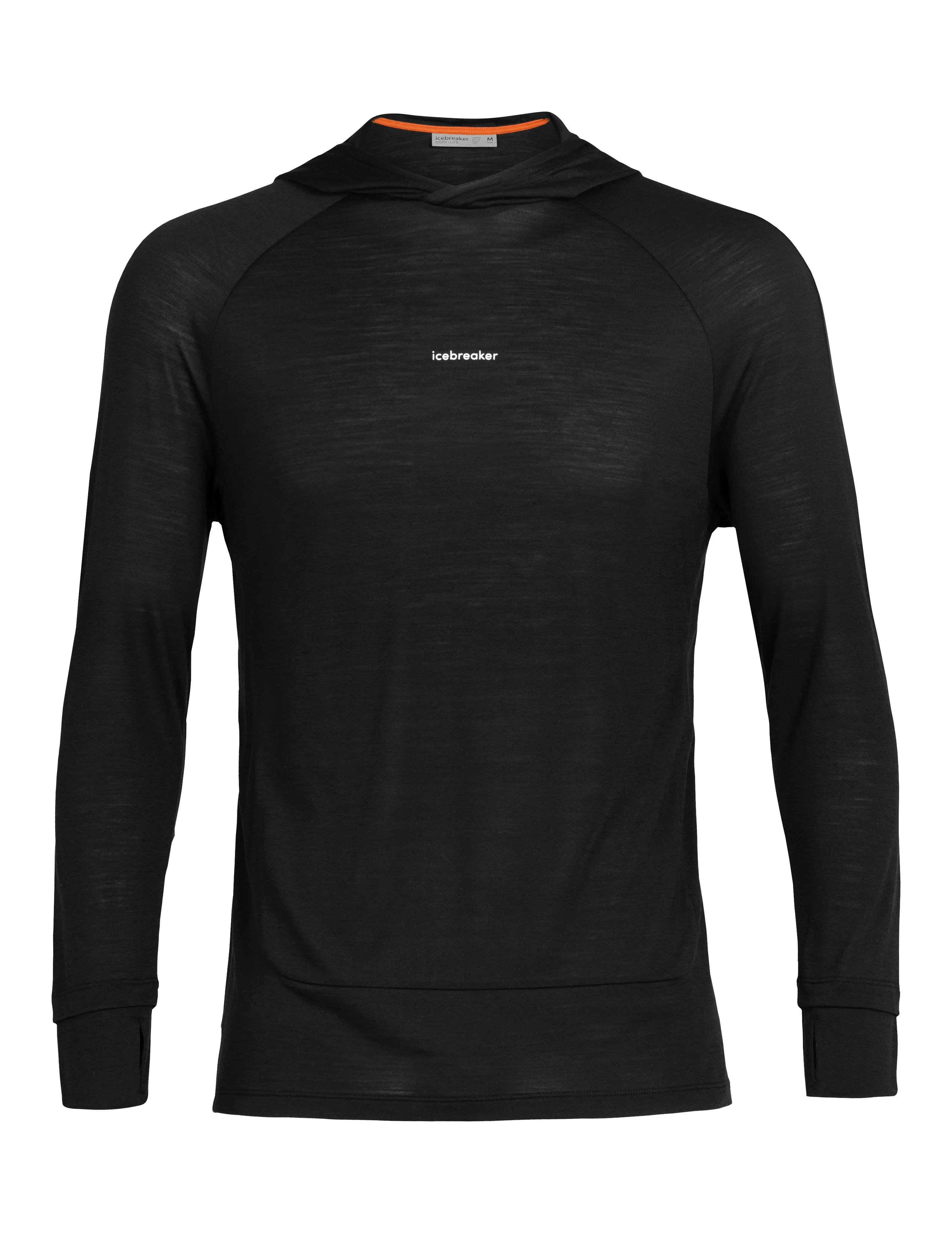 Icebreaker 125 Cool-Lite™ Sphere Merino Long Sleeve Hoodie (Mens) Black
