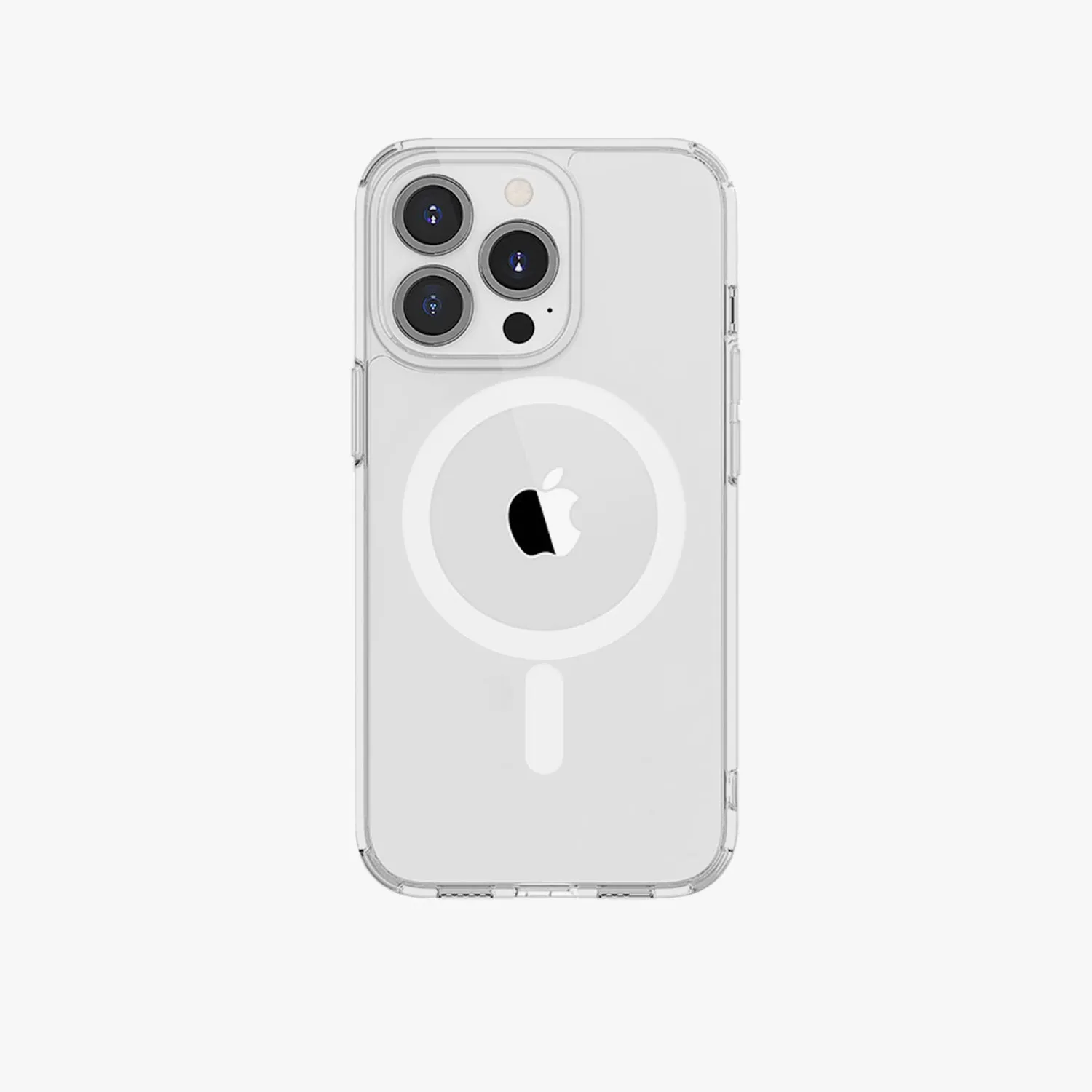 iPhone 16 Plus Clear Case with Wrist Leather Strap