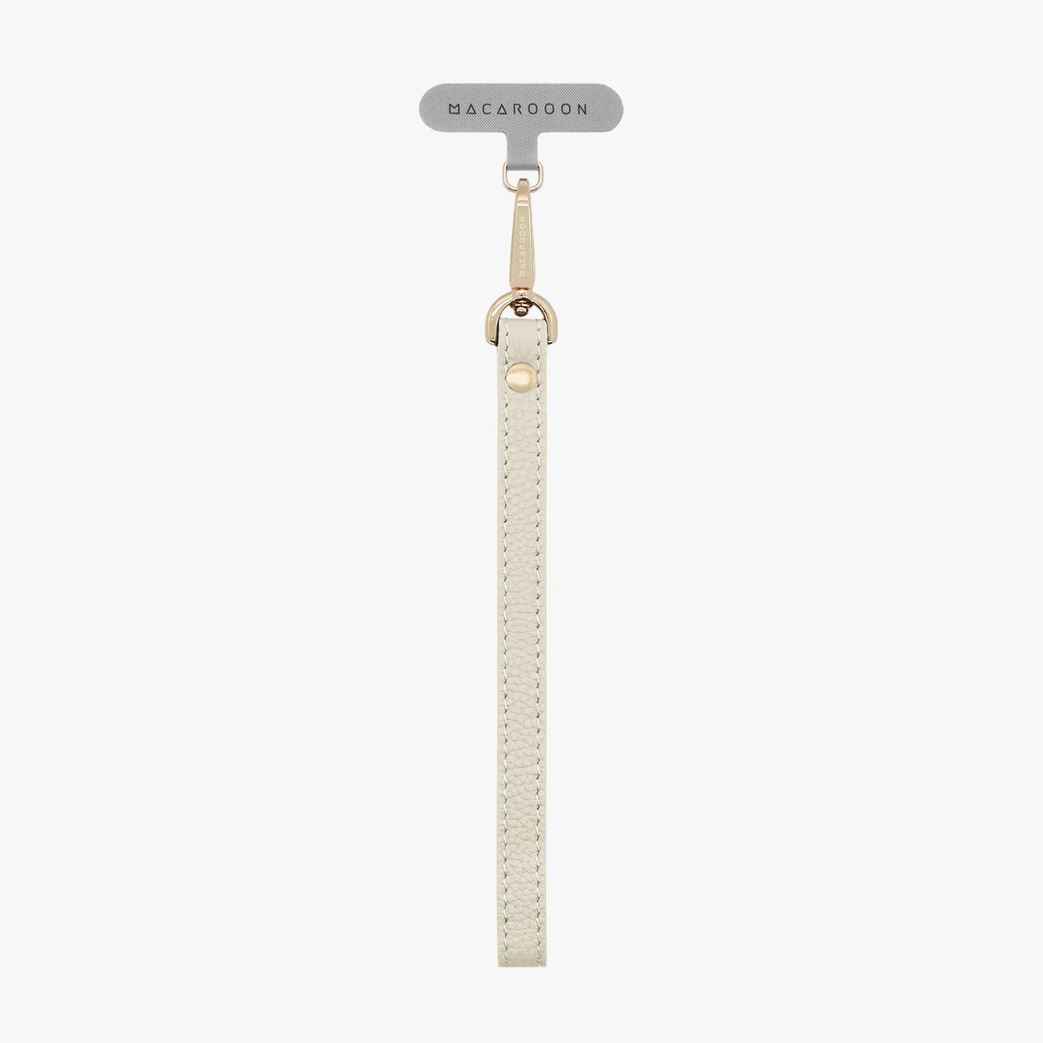 iPhone 16 Plus Clear Case with Wrist Leather Strap
